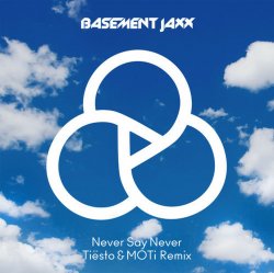 Обкладинка Basement Jaxx - Never Say Never (Tiesto & Moti Remix)