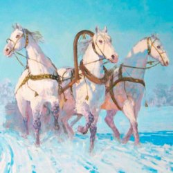 Обкладинка Лариса Долина & ВИА Надежда - Три Белых Коня (х/ф Чародеи)