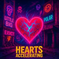 Обкладинка Little Big & EXVCT & Polar - Hearts Accelerating