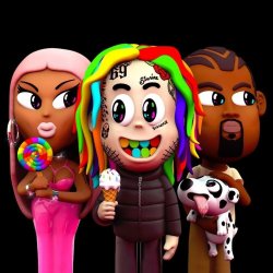Обкладинка 6ix9ine (feat. Nicki Minaj, Kanye West - MAMA