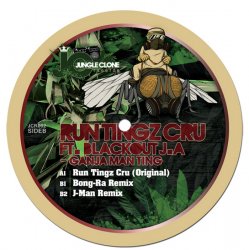 Обкладинка Run Tingz Cru feat. Blackout J.A. - Ganja Man Ting (Bong-Ra Remix)