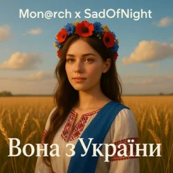 Обкладинка Mon@rch & SadOfNight - Вона з України