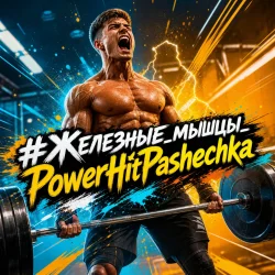Обкладинка PowerHitPashechka - #Железные_мышцы_PowerHitPashechka