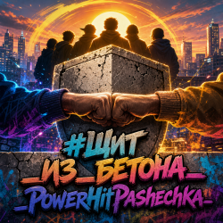 Обкладинка PowerHitPashechka - #Щит _из_бетона_PowerHitPashechka