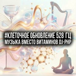 Обкладинка DJ-PHP - #Клеточное Обновление 528 Гц (Музыка вместо Витаминов)