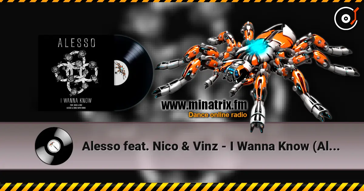 Alesso feat. Nico & Vinz - I Wanna Know (Alesso & Deniz Koyu Remix) listen online in high quality | Minatrix.FM