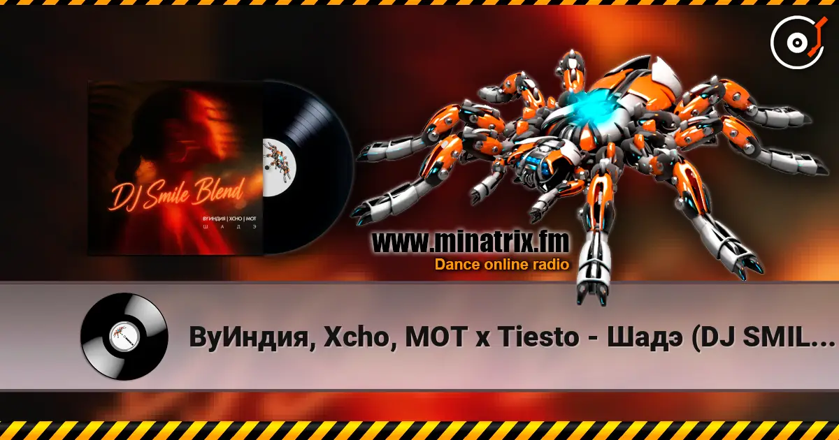 ВуИндия, Xcho, MOT x Tiesto - Шадэ (DJ SMILE Radio Edit) listen online in high quality | Minatrix.FM