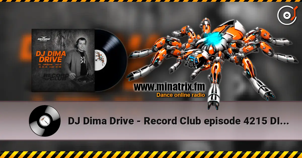 DJ Dima Drive - Record Club episode 4215 DIMADRIVE (2026-25-05) no jingles listen online in high quality | Minatrix.FM