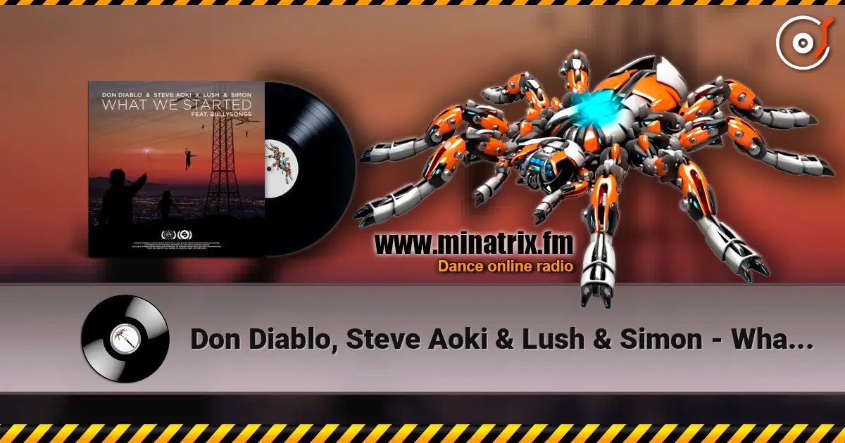 Don Diablo, Steve Aoki & Lush & Simon - What We Started слухати онлайн у високій якості | Minatrix.FM