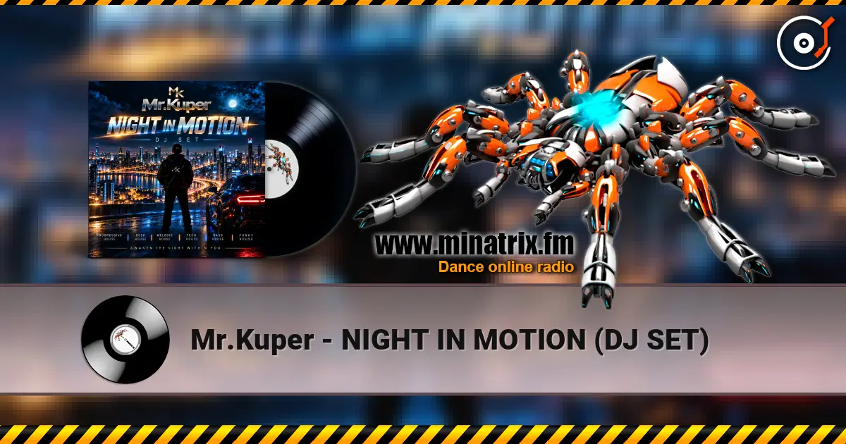 Mr.Kuper - NIGHT IN MOTION (DJ SET) слухати онлайн у високій якості | Minatrix.FM