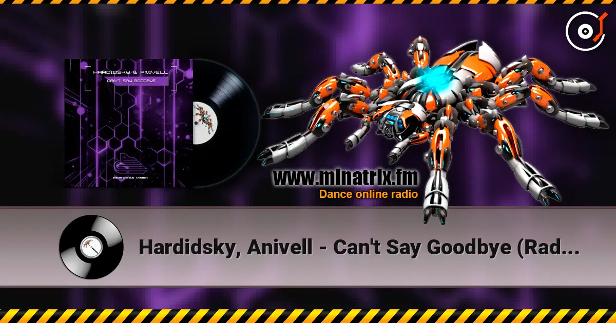 Hardidsky, Anivell - Can't Say Goodbye (Radio Mix) слухати онлайн у високій якості | Minatrix.FM