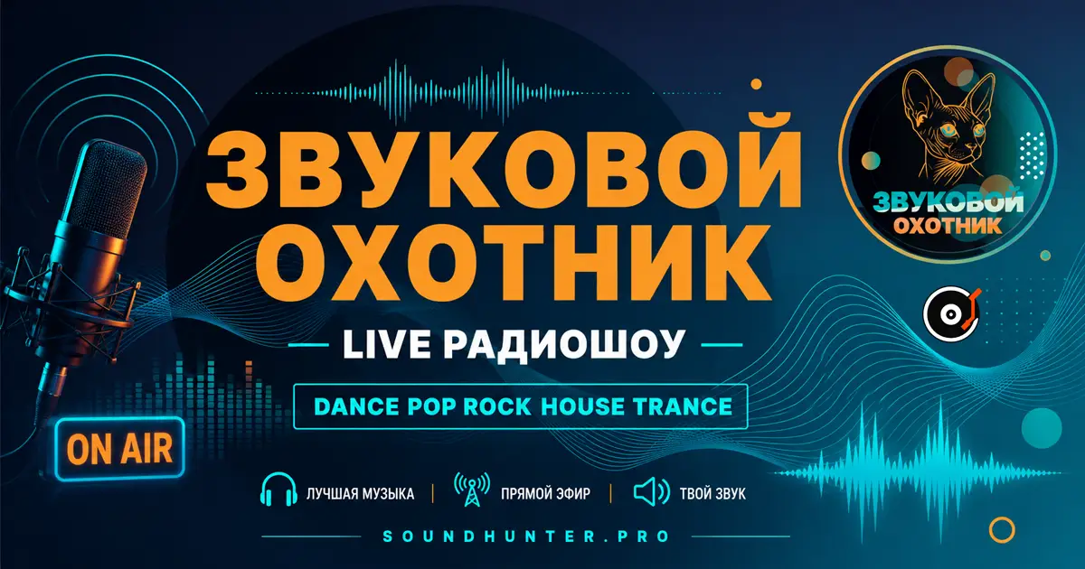 Звуковой Охотник Radio show: «Звуковой Охотник». Saturday at 21:00