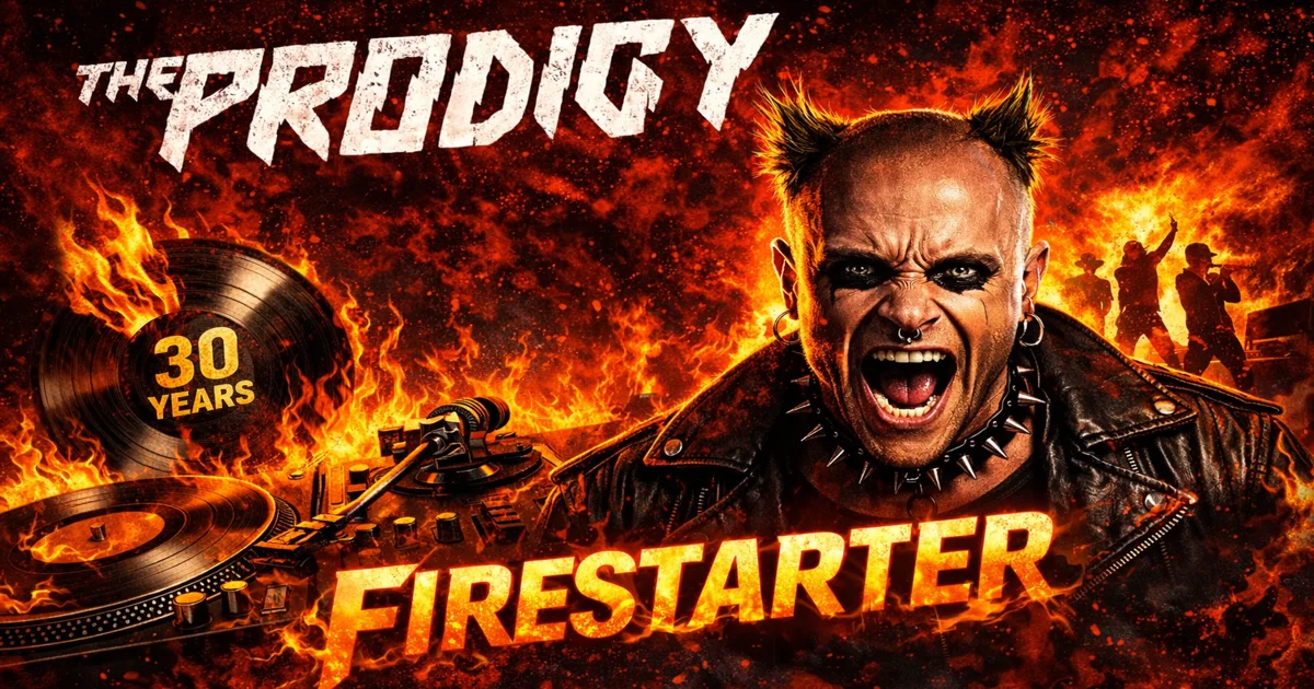 The Prodigy reissue Firestarter on vinyl for its 30th anniversary — the iconic single returns